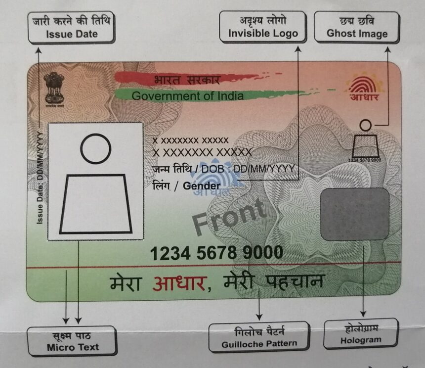 PVC Aadhar Card – Sturdy Plastic Identity Card for Indian Citizens