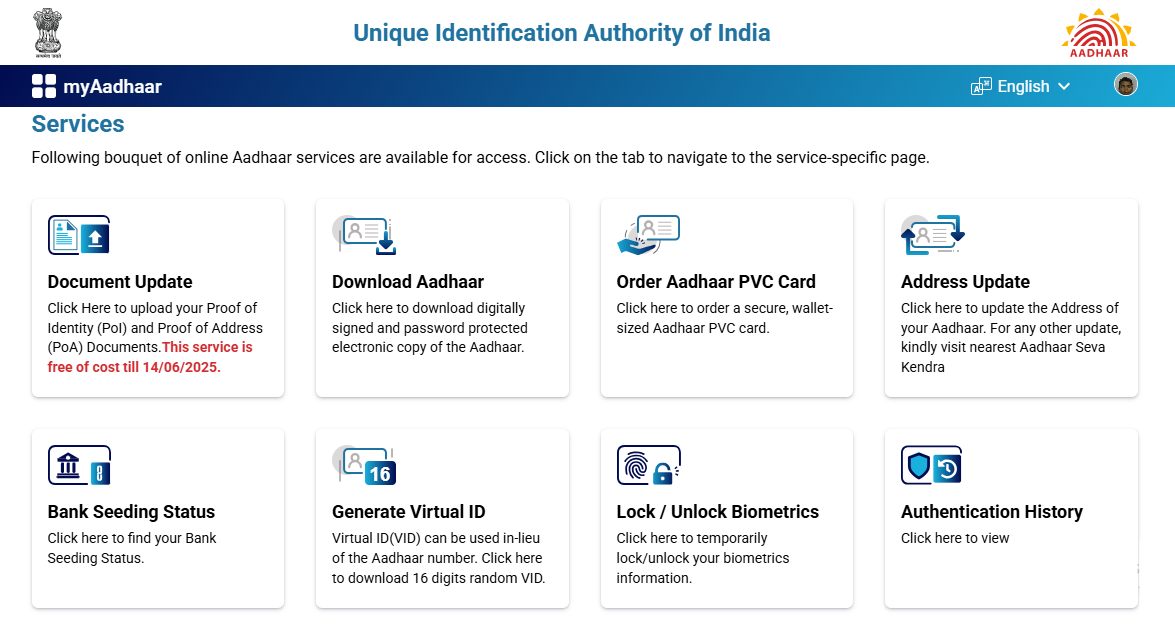 Step-by-step Aadhaar update guide: Update name, DOB, address, mobile, email & biometrics easily